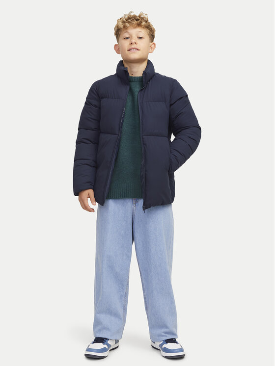 Jack & Jones Junior Jack & Jones Junior Kurtka zimowa Vesterbro 12267178 Granatowy Regular Fit