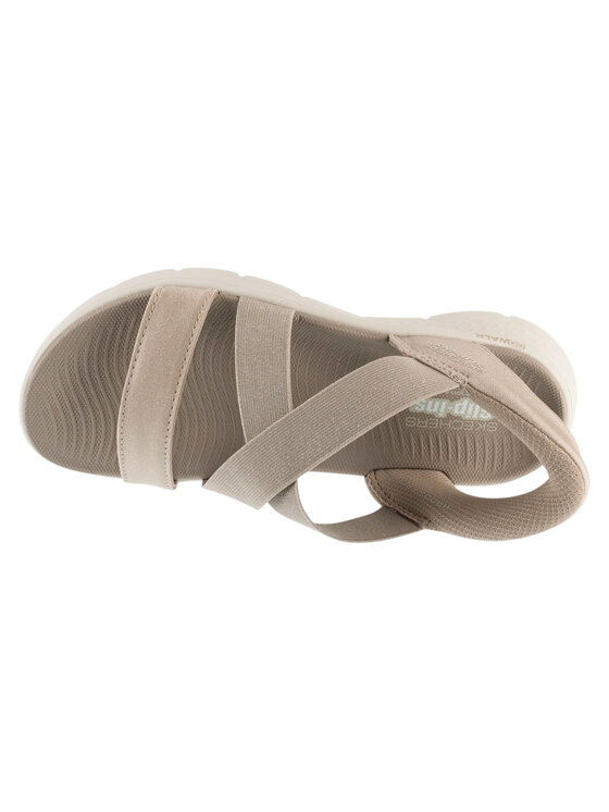 Skechers Skechers Sandali Slip-Ins: Go Walk Flex Sandal - Glimmer Up Beige