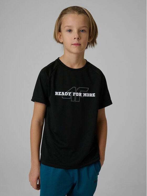 4F 4F T-shirt 4FJRSS26TFTSM2391-20S Nero Regular Fit