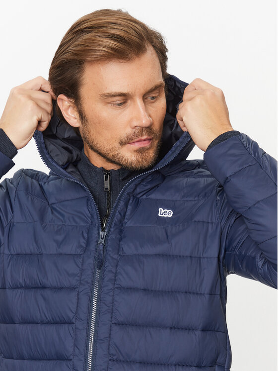 Lee Lee Kurtka przejściowa 112342992 Granatowy Regular Fit