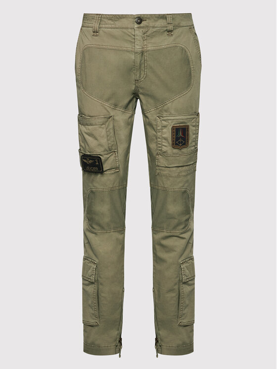 Aeronautica Militare Pantaloni di tessuto 221PA1387CT1493 Verde