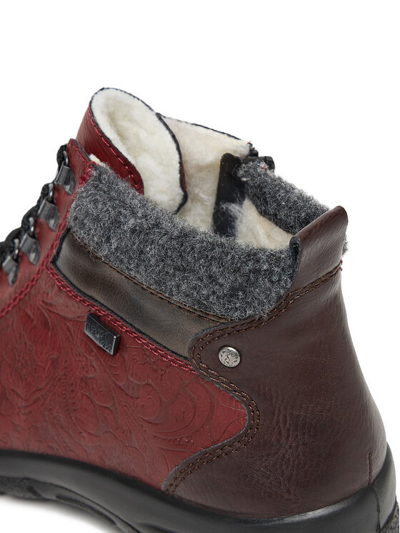 Rieker Rieker Škornji CEO-L7144-35 Bordo rdeča