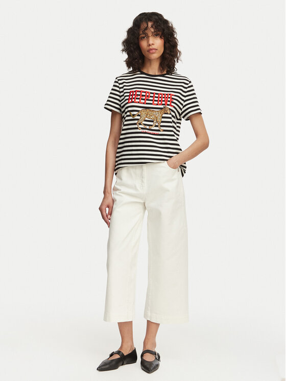 LOLA CASADEMUNT LOLA CASADEMUNT T-särk LS2615107 Must Regular Fit