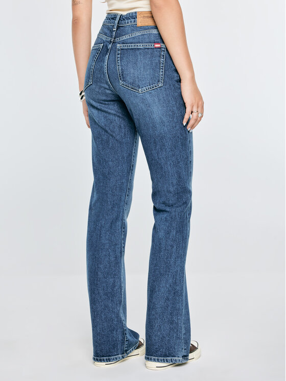 BIG STAR BIG STAR Jeansy CHIARA Niebieski Flare Fit
