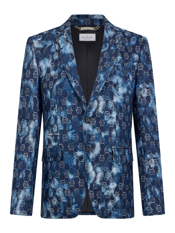 PHILIPP PLEIN PHILIPP PLEIN Sako 29059 Tmavomodrá Regular Fit