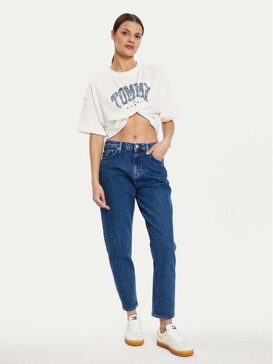 Tommy Jeans Tommy Jeans Traperice Izzi DW0DW15993 Plava Slim Fit