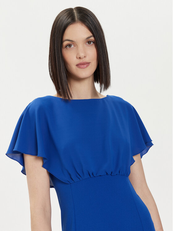 Rinascimento Rinascimento Rochie cocktail CFC0118271003 Albastru Regular Fit