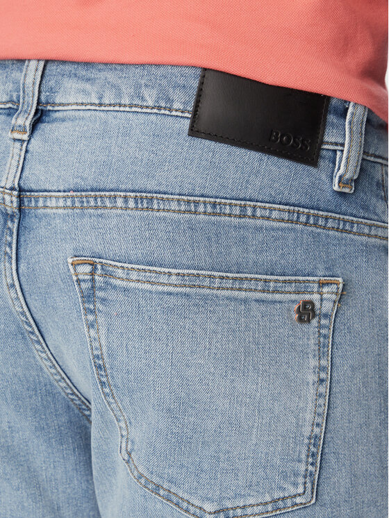 BOSS BOSS Jeansy Delaware Bo 50556871 Modrá Slim Fit