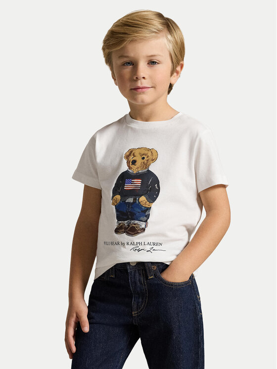 Polo Ralph Lauren Tricou 322P00508001 Alb Regular Fit