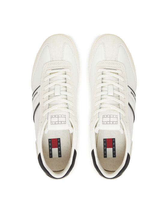 Tommy Jeans Tommy Jeans Laisvalaikio batai Tjm Retro Runner Cleated EM0EM01619 Balta