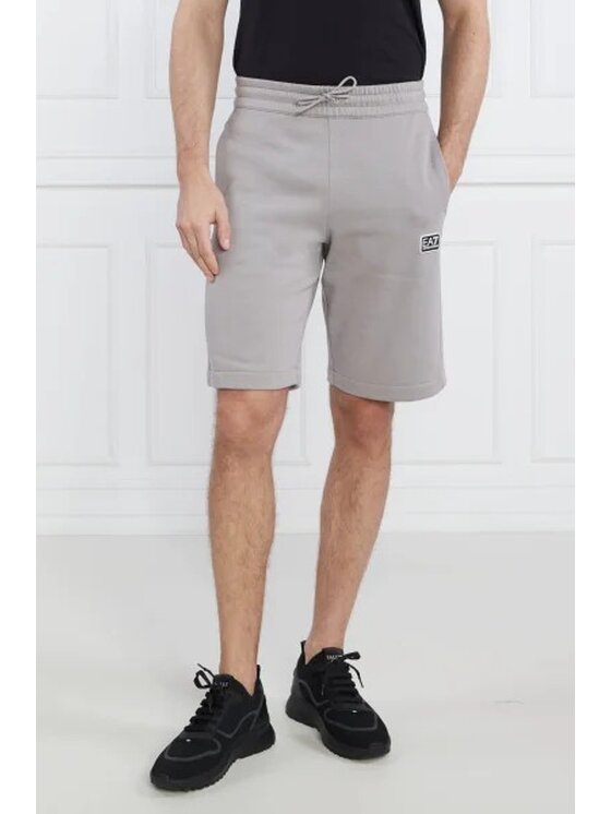EA7 Emporio Armani EA7 Emporio Armani Šortky z materiálu regular Šedá Active Fit