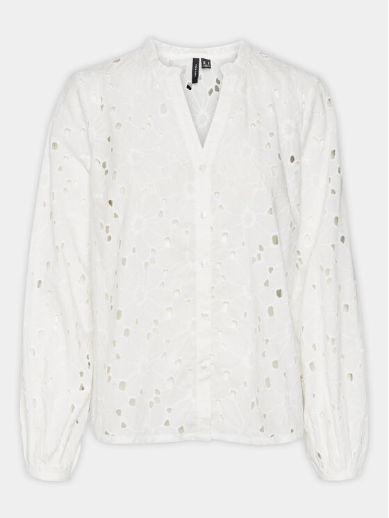 Vero Moda Vero Moda Hemd Ida 10303333 Weiß Regular Fit