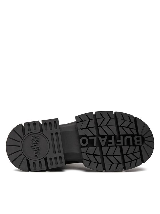 Buffalo Buffalo Polokozačky Gospher Zip Boot BN1622350 Černá