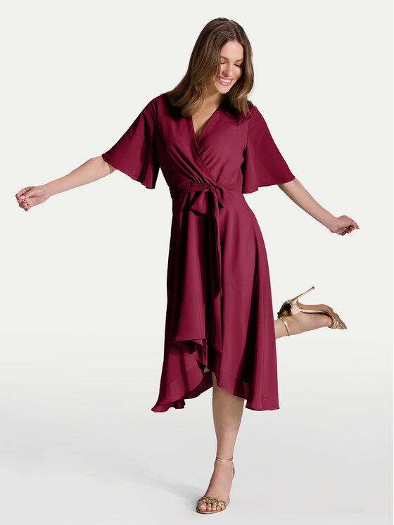 Swing Swing Kokteilikleit 5AI10200 Bordoopunane Regular Fit