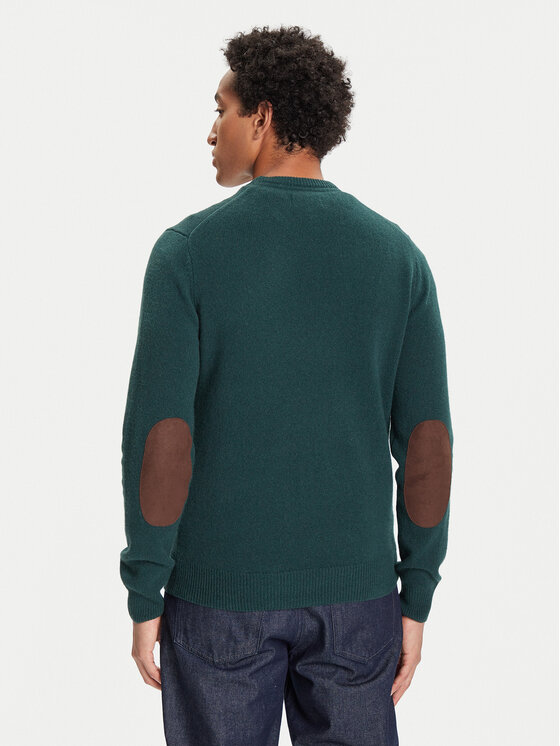 Barbour Barbour Sweter MKN0584GN59 Zielony Regular Fit