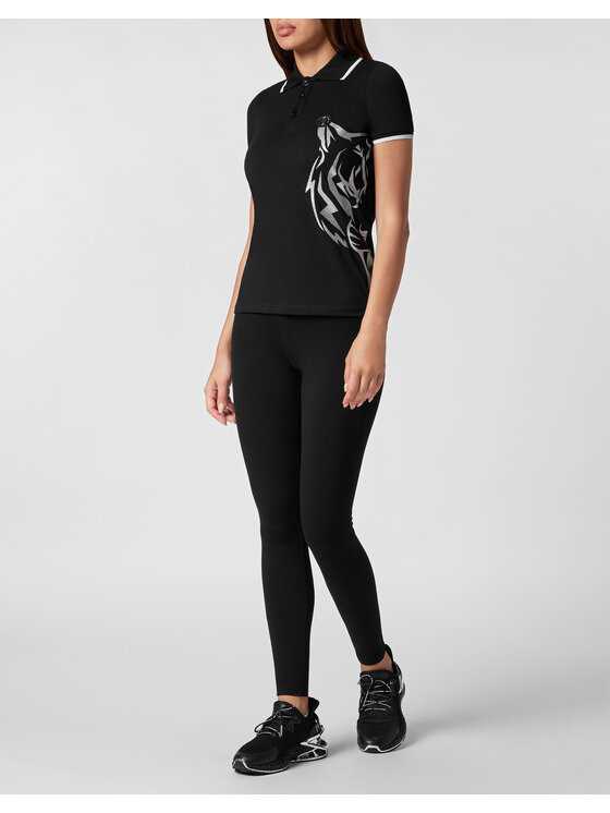 Plein Sport Plein Sport Polo 955 Czarny Regular Fit