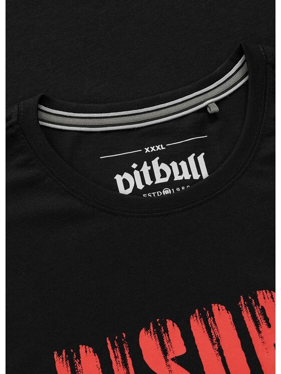 PITBULL PITBULL T-Shirt DISOBEY Czarny Regular Fit