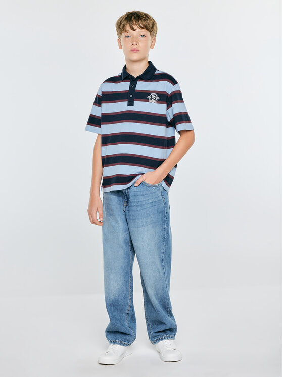 BIG STAR BIG STAR Polo HERON Niebieski Comfort Fit