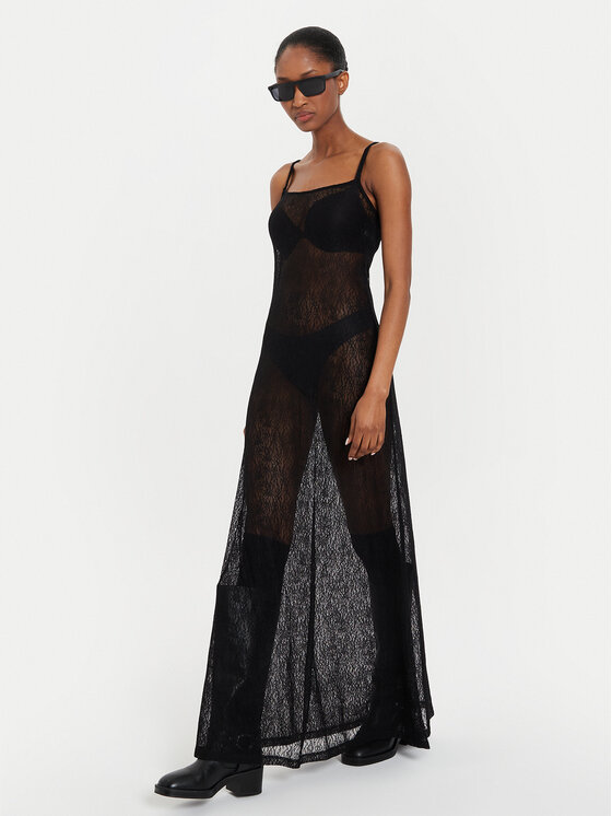Gestuz Gestuz Φόρεμα παραλίας Laila 10909346 Μαύρο Regular Fit
