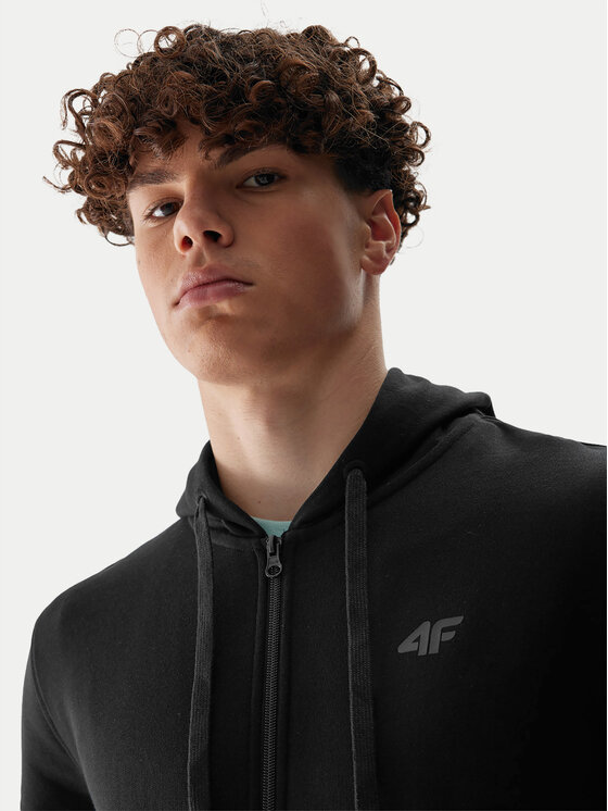 4F 4F Felpa 4FWSS24TSWSM0951 Nero Regular Fit