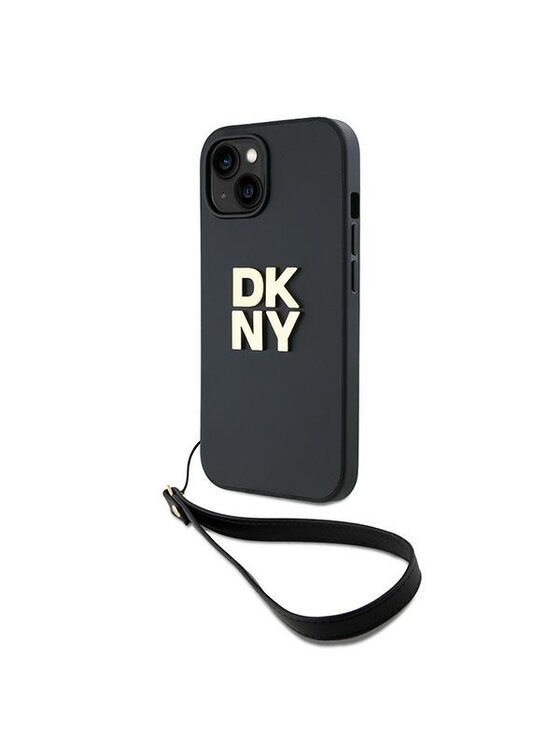 Etui na telefon DKNY, Czarne, Apple iPhone 15 Plus