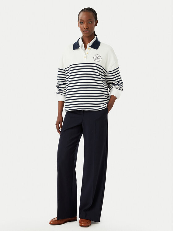 Tommy Hilfiger Tommy Hilfiger Felpa WW0WW50036 Bianco Regular Fit
