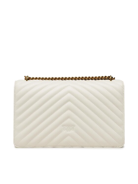 PINKO Pinko Borsetta Love One Classic 100941 A0GK Bianco