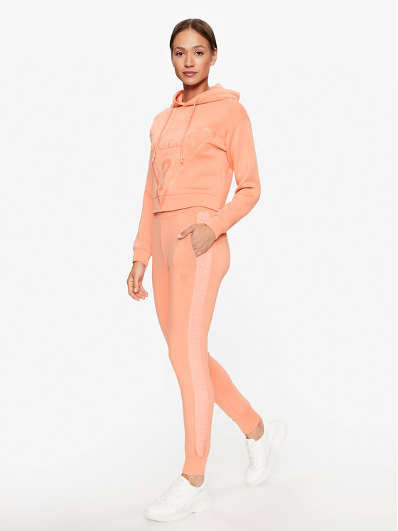 Guess Guess Teplákové kalhoty V2YB18 K7UW2 Korálová Regular Fit