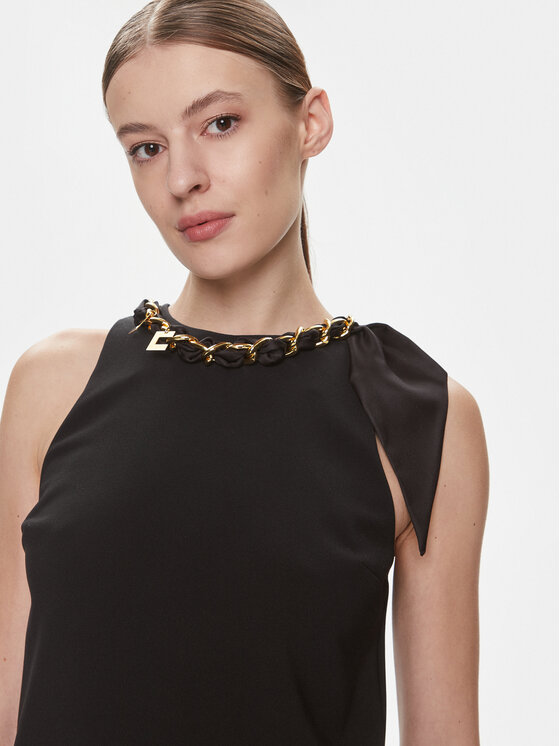 Elisabetta Franchi Elisabetta Franchi Koktejlové šaty AB-573-41E2-V400 Čierna Regular Fit