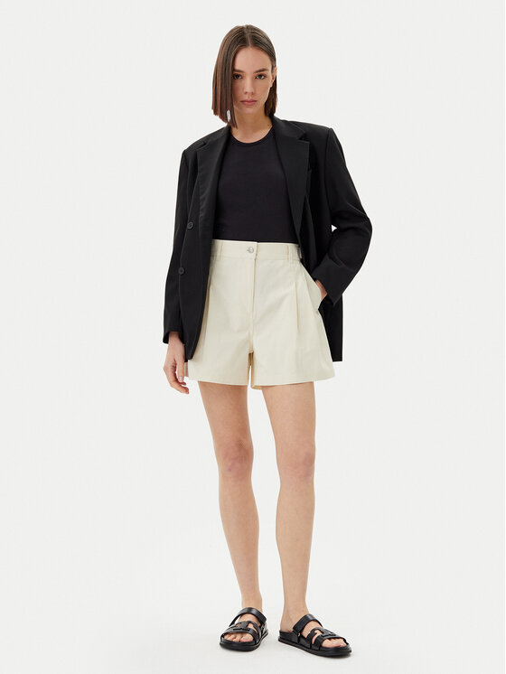 Barbour Barbour Шорти от плат Cecylie LST0019CR31 Екрю Regular Fit