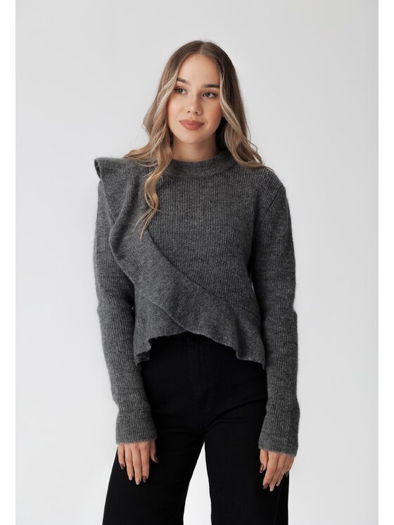 LAURELLA LAURELLA Svetr 6TU060 Šedá Regular Fit