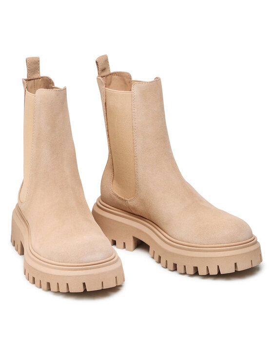 Badura Badura Klassische Stiefeletten RST-LONDRA-01 Beige