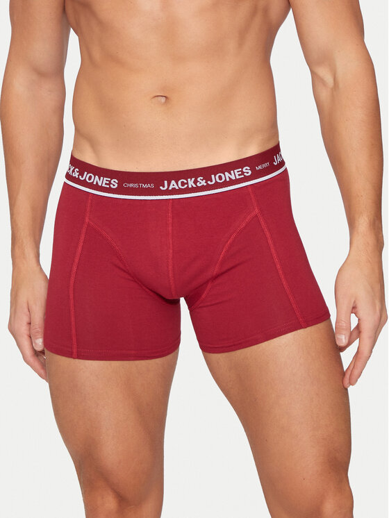 Jack&Jones Jack&Jones Set od 3 para bokserica Merry X-Mas 12266602 Šarena