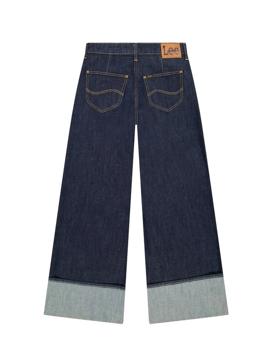 Lee Lee Jeansy STELLA Niebieski Wide Leg