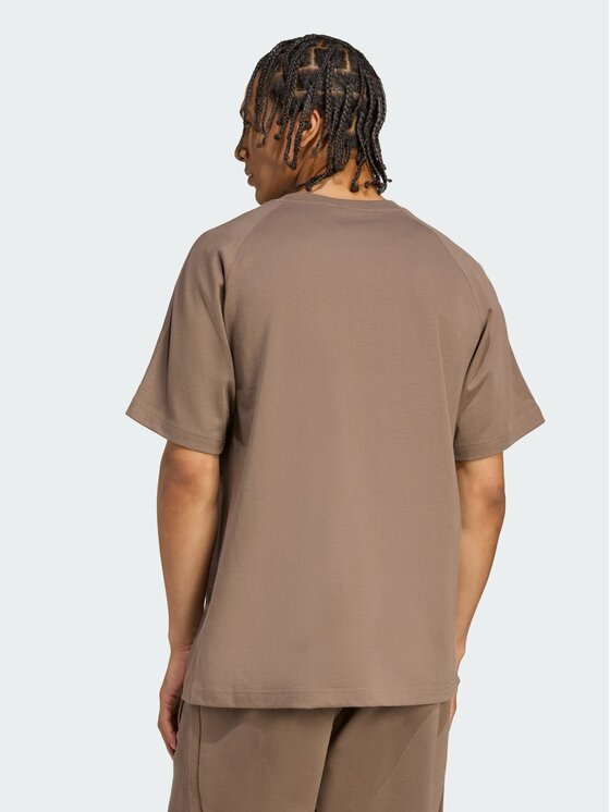 adidas adidas T-Shirt Premium Essentials Tee Brązowy Loose Fit