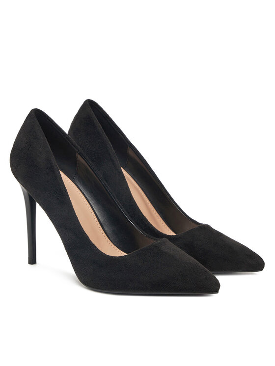DeeZee DeeZee Pantofi cu toc subțire AS2288-11A Negru