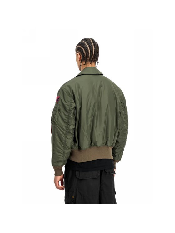 Alpha Industries Alpha Industries Kurtka bomber AI.268135 Zielony Core Fit