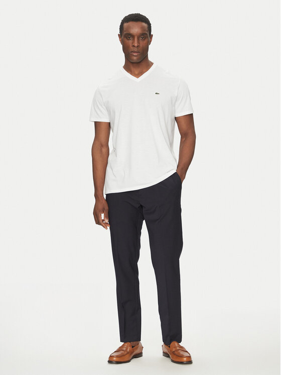 Lacoste Lacoste T-särk TH6710 Valge Regular Fit