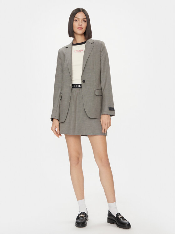 Tommy Hilfiger Tommy Hilfiger Піджак WW0WW40496 Сірий Regular Fit