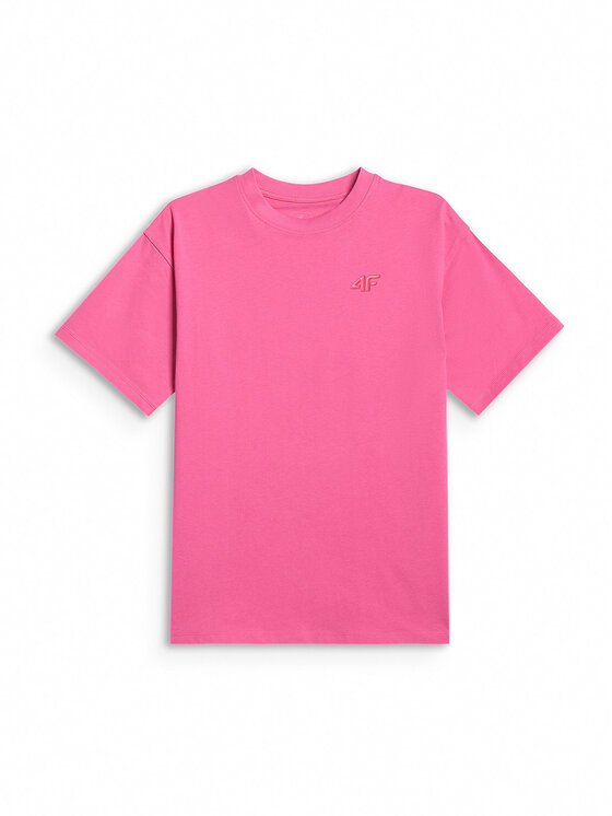 4F 4F T-Shirt SUMMER SPLASH Różowy Loose Fit