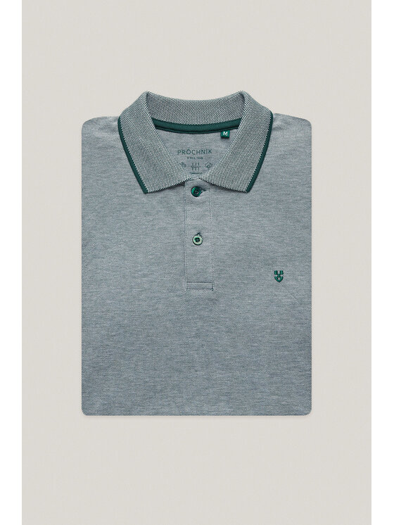 Próchnik Próchnik Polo PM4 PO073125000028 Zielony Regular Fit