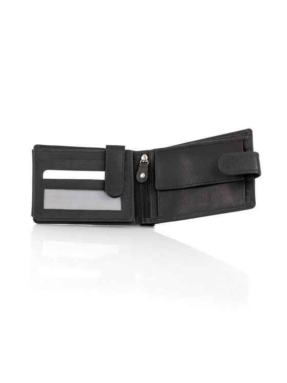 Mustang Mustang Portafoglio da uomo DENIMO WALLET Nero