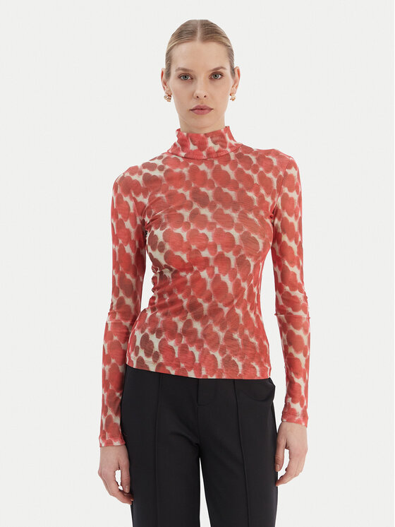 Bardot Bardot Majica Alba 60287TB Crvena Slim Fit