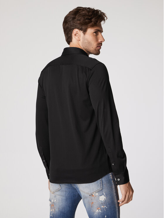 Camicia Mercury Nero Slim Fit