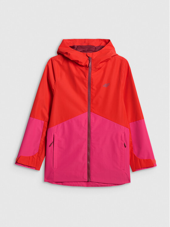 4F 4F Giacca di transizione 4FJWSS26TTJAF0958-62S Rosso Regular Fit