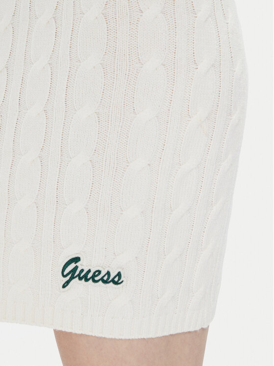 Guess Guess Zīmuļveida svārki V5BD03 Z0572 Bēšs Regular Fit