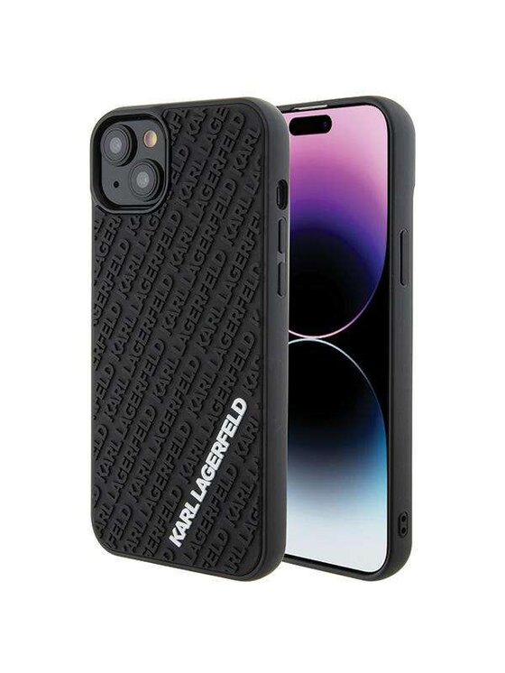 KARL LAGERFELD KARL LAGERFELD Etui na telefon Apple iPhone 15 Plus Czarny