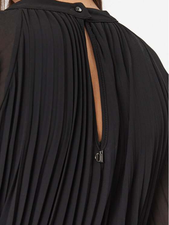 Dixie Dixie Φόρεμα κοκτέιλ A319Z029A Μαύρο Relaxed Fit