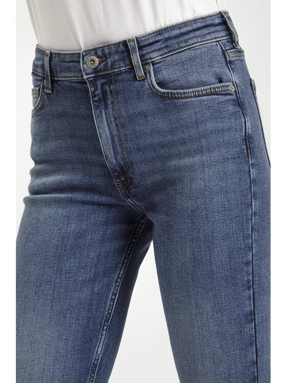 Cross Jeans Cross Jeans Jeansy P 476-042 Niebieski Straight Leg