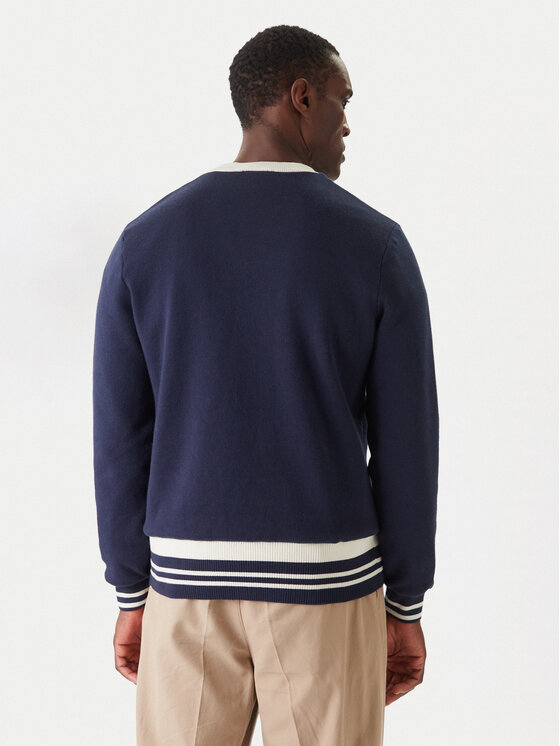 Lacoste Lacoste Kardiganas AH7725 Tamsiai mėlyna Regular Fit